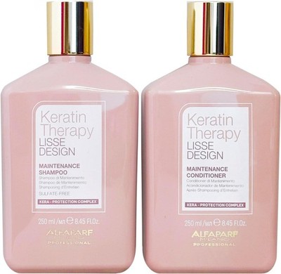 AlfaParf Lisse Design Keratin Shampoo & Conditioner Duo 500 ml (1er Pack) 