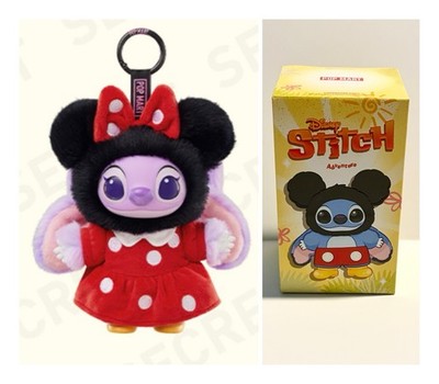 POP MART SECRET Stitch Adventure Minnie Angel Plush Pendant