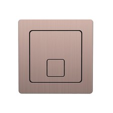 Toilet Concealed Cable Cistern WC Toilet Push Button Square Dual Flush Plate