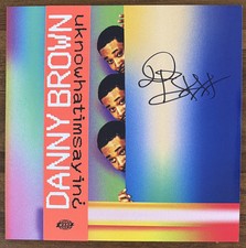 Danny Brown ‎uknowhatimsayin¿ Signed Autographed VINYL LP Cover BAS Beckett COA