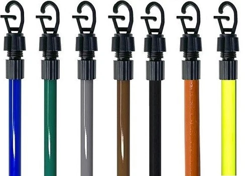 2.6M Heavy Duty Extendable Washing Line Prop Pole Outdoor Garden Clothes Support - Picture 1 of 47