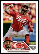 Vladimir Gutierrez 2023 Topps #198 Cincinnati Reds 29258 Baseball Card
