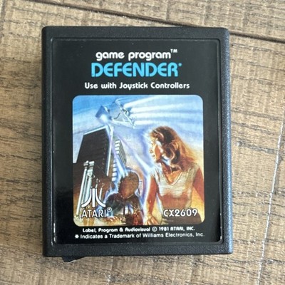Defender Arcade Shooter Atari 2600 Atari 1981 Use with Joystick Controllers