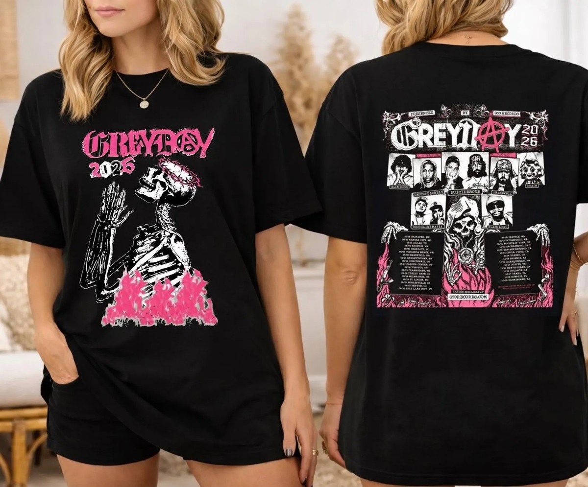 Grey Day 2026 Tour Concert Suicideboys Fan Gifts Unisex T-Shirt | eBay
