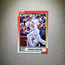 2025 Topps Series 1 - 1990 Topps - Yadier Molina #T90-5 St. Louis Cardinals