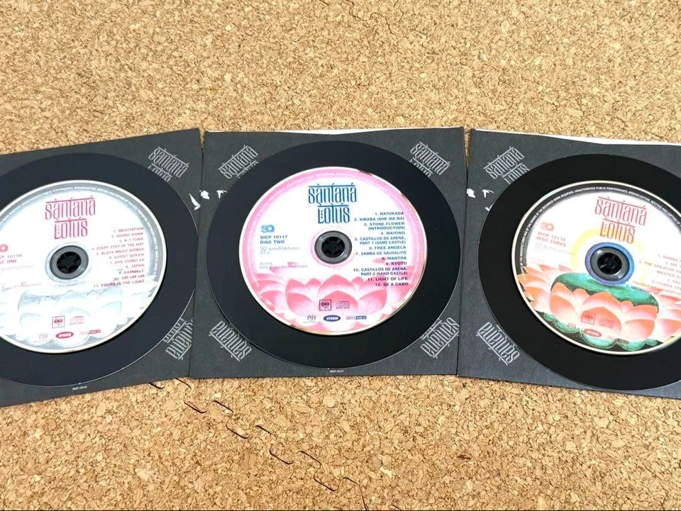 Santana SACD hybrid Lotus Live In Japan Limited edition Japan 3CD Set LTD - Image 4 of 4
