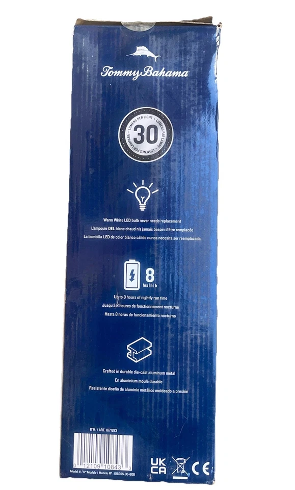 NEW Tommy Bahama Solar Path Lights LED Down Light, 40 Lumen, Black, 6 Pack! - Image 4 of 4