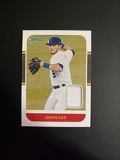 2021 Panini Donruss - Retro 1987 Materials Gavin Lux #87M-GL (MEM)