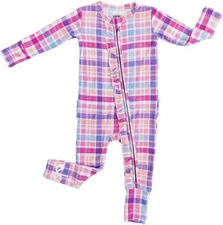 3T Birdie Bean Millie Ruffled Convertible Romper Bamboo
