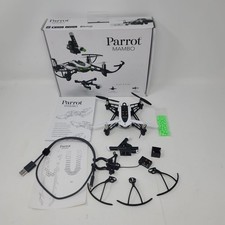 Mini Drone Parrot Mambo con Grabber e Cannone Giocattolo Volante Non Testato per Ricambi Leggi