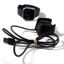 Fitbit Versa Lite FB415 Smartwatch Activity Tracker  Works With Charger Mint!!