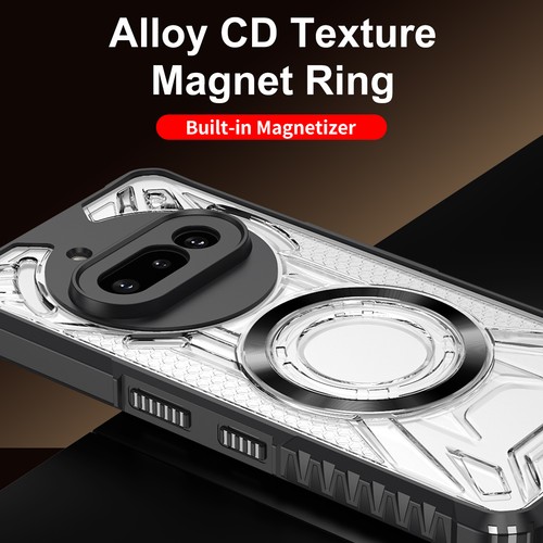 For Nothing Phone (3a), Luxury Anti-slip Fashion Hybrid Armor Clear Case Cover - 第 1/16 張圖片
