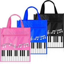 Cunno 3 Pcs Piano Keys Handbag Small Music Bag Reusable Tote Bag...