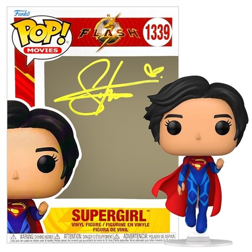Von Sasha Calle signierte The Flash Supergirl #1339 POP Vinyl Figur