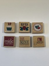 LOT 6 Valentine / Love Rubber Stamps Janet Dunn Studio G Unused