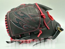 ZETT Special Pro Order 12" Pitcher Baseball Glove Black Red LHT Fujinami MLB