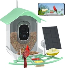 Bird Feeder with Camera, Smart AI Bird Breed Recognition, 1080P Bird Watching Ca