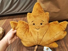 Jellycat woodland maple leaf large BNWT retired Hard To Find