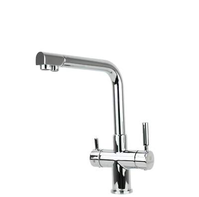 Hommix Berta Chrom 3-Wege Wasserhahn (Triflow Filterhahn)