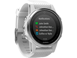 GPS sports watch-garmin fenix 5s, silver, bluetooth, 42 mm diameter | eBay