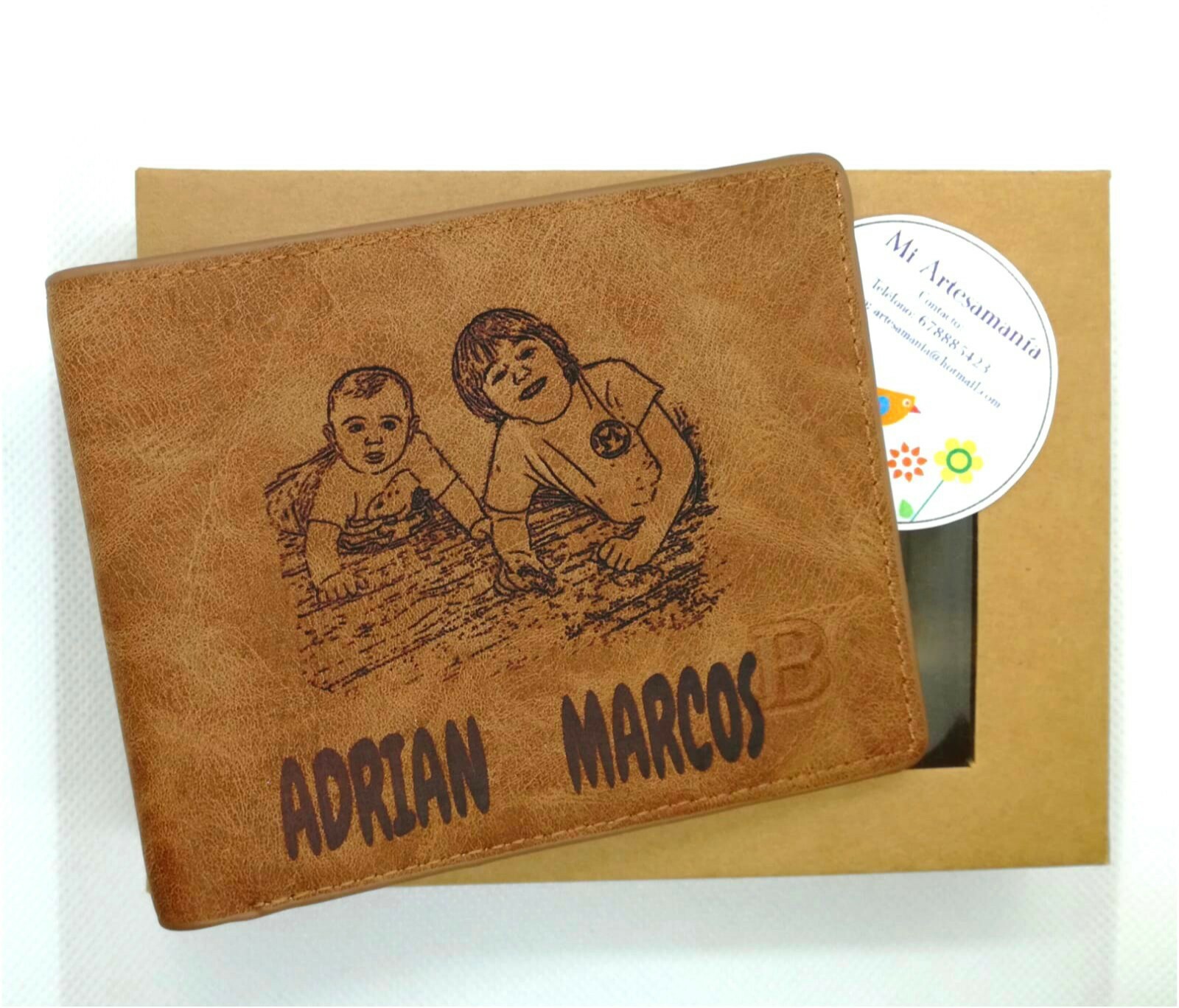 Cartera para hombre personalizada