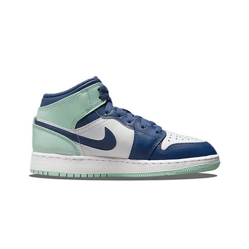 シューズ(男性用) Nike Air Jordan 1 Mid \"Blue Mint\" Air Jordan 1 Mid 'Blue Mint' 554724-413