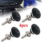 <!--F#f_0-->4x Car Quick Release Bumper Latch Push Button Bonnet Hood Pin Lock Clip Kit<!--F/-->