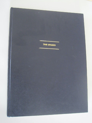 The Mikado Gilbert & Sullivan Reduced Piano Vocal Score