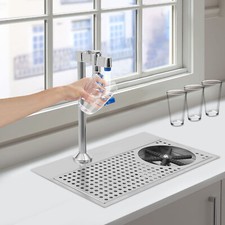 Cup Washer Cafe Hotel Restaurant Commercial Cup Wash Cleaning Rinser W/ Faucet~