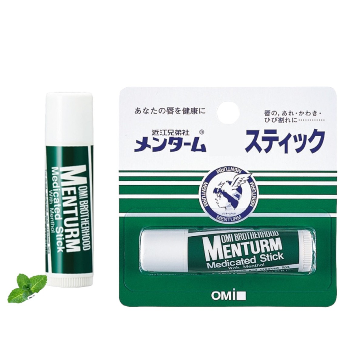 リップケア Domi Brotherhood Menturm Medicated Stick OMI Brotherhood Menturm Medicated Stick with Menthol Lip Balm 4g
