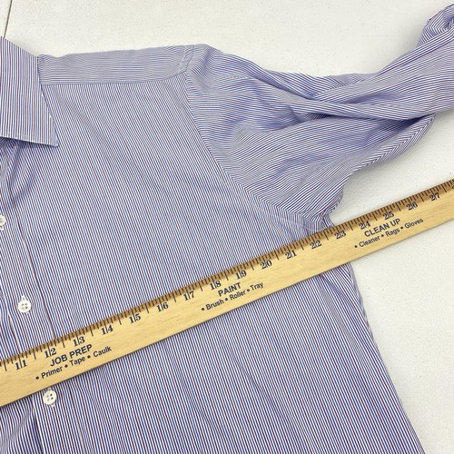 Turnbull & Asser dress shirt Mens size 16.5/42 stripe England Premium cotton - Picture 5 of 12