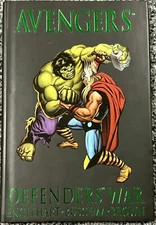 Avengers Defenders War Foil Hardcover Marvel Premiere NM HC Steve Englehart