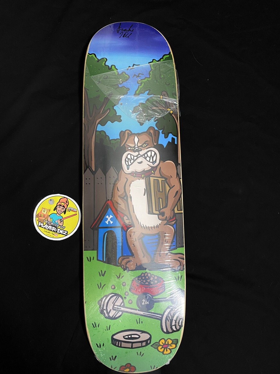 RARE SIGNED Frankie Hill EVERSLICK Skateboard Deck Bulldog Powell