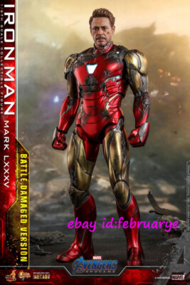 【レア】COMICAVE IRON MAN MARKLXXXV 付属品あり Hottoys 1/6 Mms543d33 Iron Man Mark Lxxxv (Battle Damaged Version