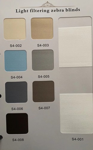 Double Layer Day and Night Shade Window Manual Zebra Blinds Shade Roller Blinds - Picture 27 of 29