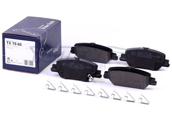 Tomex Brakes BremsbeläGe Bremsbelegsatz Hinten Passend FüR Honda CR-V-image