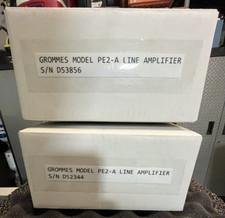  1 Grommes PE-2A line amplifier 600ohm input 8ohm / 600ohm output.