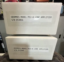 (1) Grommes PE-2A line amplifier 600ohm input 8ohm / 600ohm output.