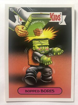 Garbage Pail Kids 2022 Topps Stickerbuch Worms Bopped Boris 71b