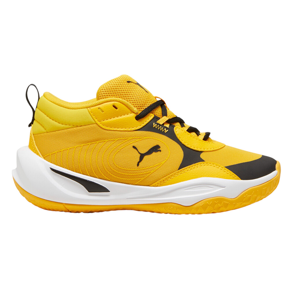 Puma Playmaker Pro Basketball Youth Boys Желтые кроссовки Повседневная обувь 31037001