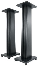 (2) Rockville SS36B supporti per altoparlanti 36" venatura legno nero adatti a KRK RP5G4WN