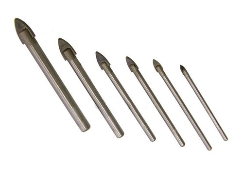 6 Piece Glass and Tile Drill Bit Set 