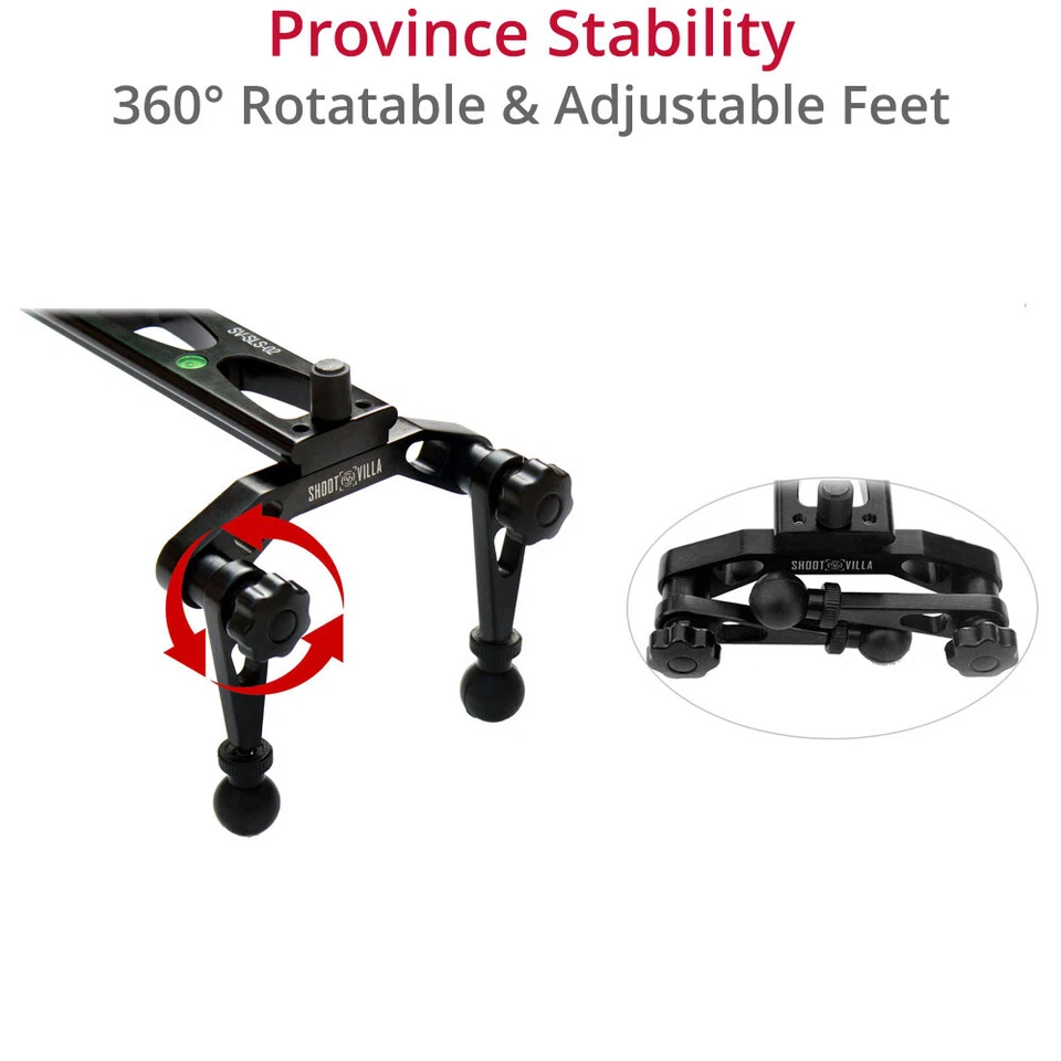 Shootvilla 4 Fuß gerader linearer Schieberegler für Canon, DSLR, DV/HDV - Bild 2 von 4