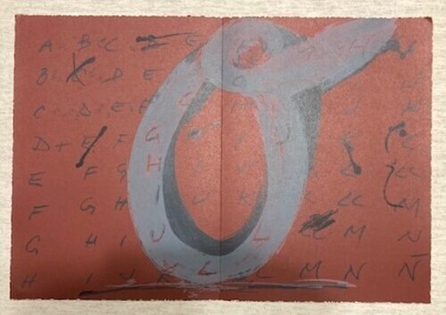 Antoni Tapies DERRIERE LE MIROIR Litographie Kunstdruck ED 200 Vintage 4er Set - Bild 5 von 10