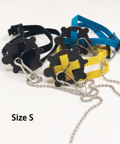 Pet Tortoise Turtle Leather Harness Strap Chest Collar Walking Lead Control Rope - Picture 9 of 18