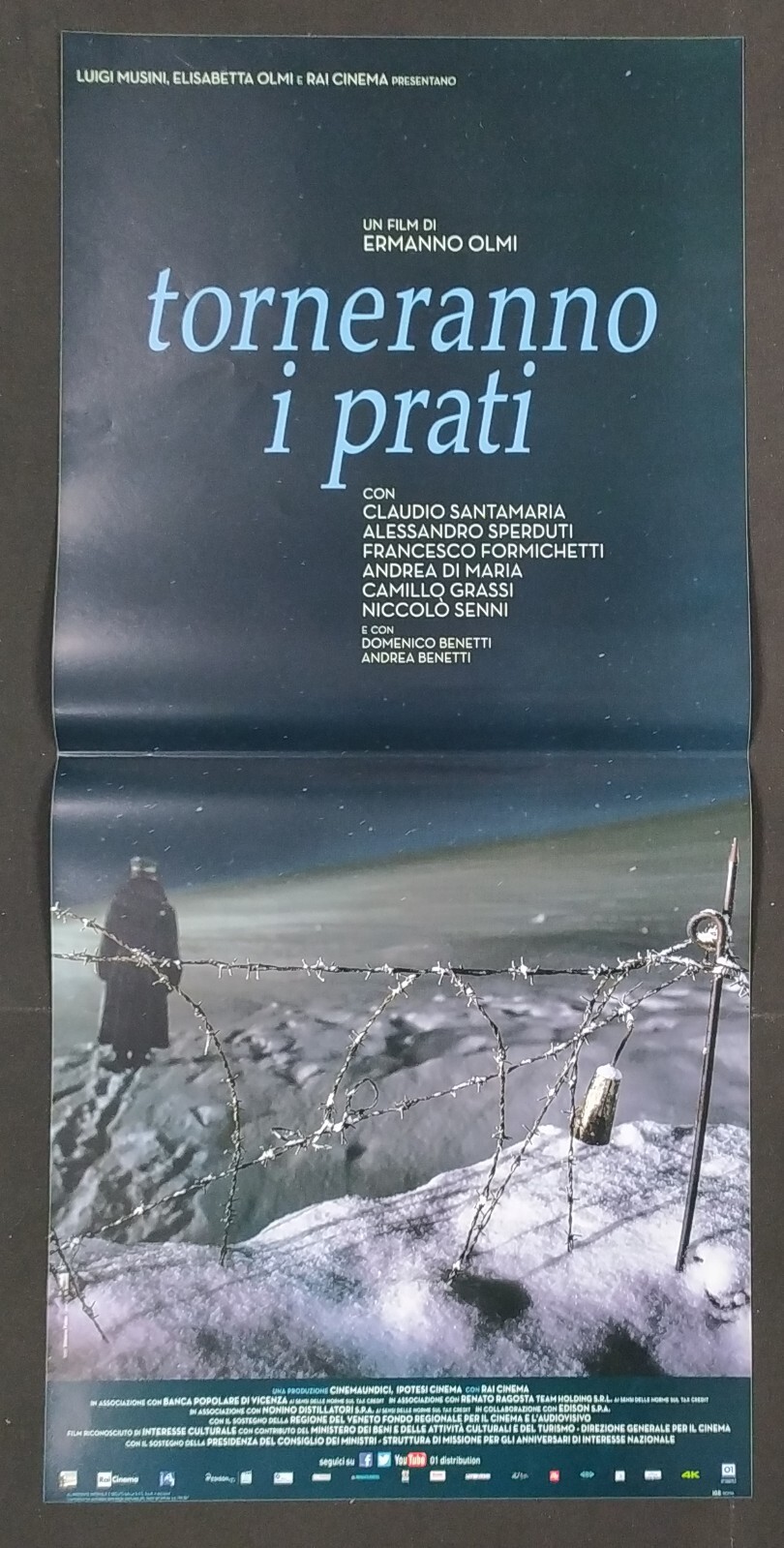 Locandina originale film Torneranno i prati (2014) - Regia di Ermanno Olmi