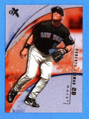 2002 E-X #66 Roberto Alomar New York Mets