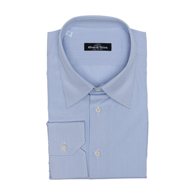 Luxus Gerlin Hemd Hellblau Thomas Mason Feine Baumwolle 1AA Zilli