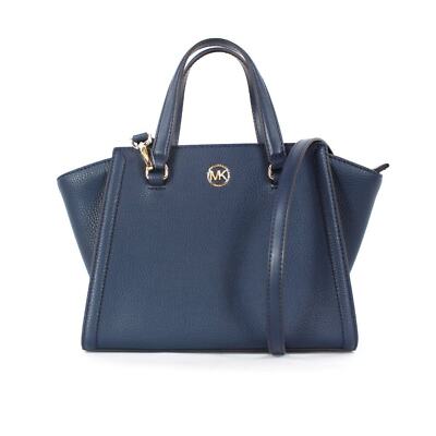 【送料&関税込】Michael Kors Navy Blue Nylon Small ia S MICHAEL KORS Blue Nylon Canvas & Leather Tote Bag Purse. - Etsy