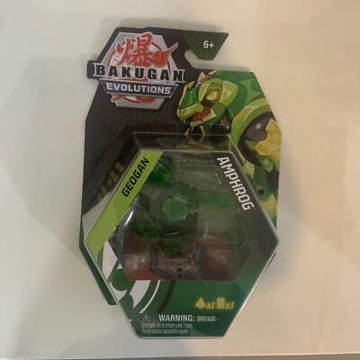 Bakugan Evolutions Geogan Amphrog Action Figure